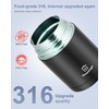 Dreamhigh® Thermos Food Flask, 800ml, Soup Flask with Spoon, Stainless