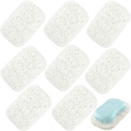 8 Pack Soap Saver Pads,Self Draining Soap Holder Pad for Bar Soap