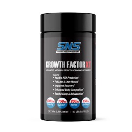 SNS Growth Factor XT Advanced Lean Muscle Formula 120 Vegetarian Capsules NEW
