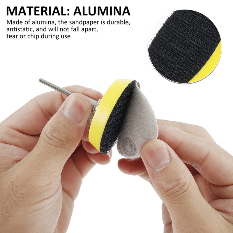 JTWEB Sanding Discs Pad Kit 2 Inch 50 mm Grit