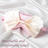 Silk Bow Sleepping Eye Mask - Soft Silk Pink Comfortable