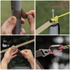 JEELAD Tarp Extension Belt, Setting Tape, One Touch, 12.4 inches
