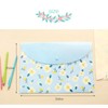 Oaygat 12PCS A4 Files Folder Floral Document Bag PP Envelope