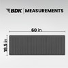 BDK-MT-600A Heavy-Duty Utility Truck Bed Tailgate Mat, 60" x 19.5"