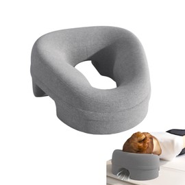 UTJZIB Face Down Pillow for Massage & Sunbathing - Headrest Face Pillow for Bed, Stomach Sleeping, Prone Sleepers, Post-Eye Surgery Recovery.