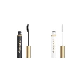L'Oreal Voluminous Mascara & Primer Set - 0.28 Fl Oz Mascara Builds Lashes Up To 5X Volume & 0.24 fl Primer Boosts Every Lash Look
