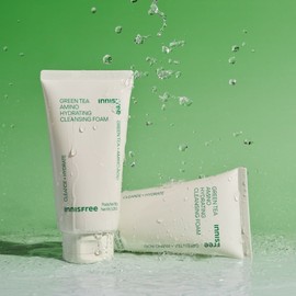 innisfree [더블구성] 이니스프리 그린티 아미노 수분 클렌징 폼 150ml, 2개
