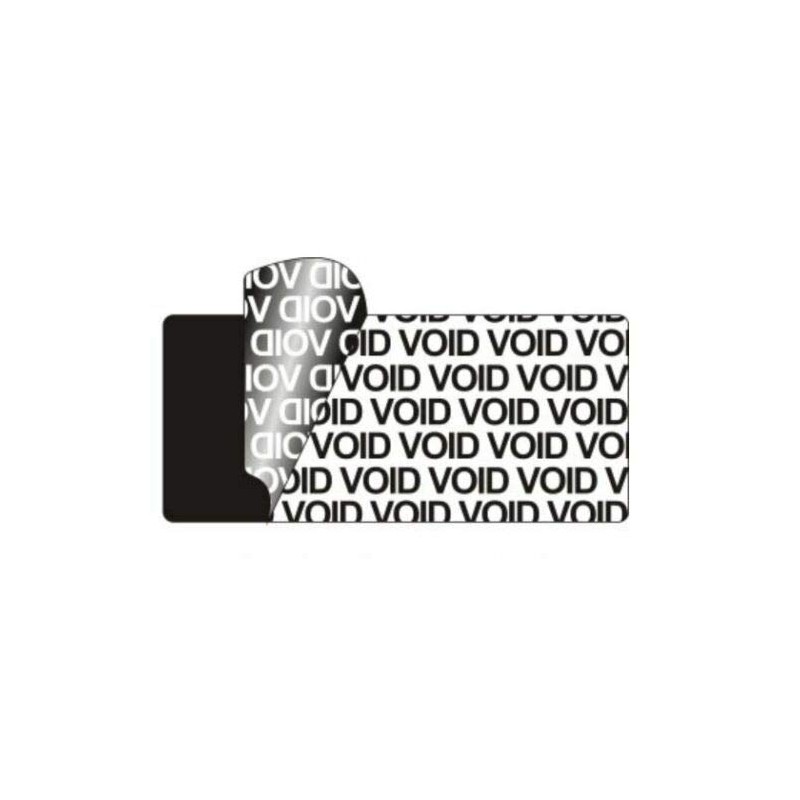 Tamper Proof Stickers in 7 Pack Sizes (50-2500pcs) 2-Part Warranty