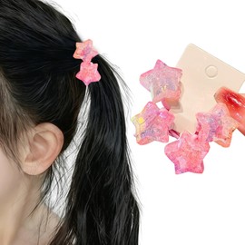 GFun ヘアゴム ヘアアクセ ボール 子供 キッズ 小さめ ボンボン 髪飾り ヘアアレンジ 発表会 入園式 卒園式 洋服 ハート 桃色 ピンク
