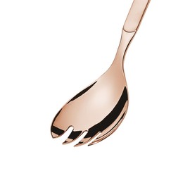 AMEFA Buffet Salad Fork Long | Salad Servers | Serving Fork for Catering & Buffet | Serving Cutlery | 18/10 Stainless Steel | Satin | Copper | Length: 30 cm