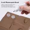 Lash Mannequin Head, 3 in 1 Eyelash Extension Mannequin Head