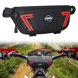 GAWAF Upgrade Motorcycle Handlebar Bag, Universal Waterproof Motorcycle Tool Bag, Bicycle Front Storage Bag Fit for SURRON LIGHT BEE X, S X160, X260, Talaria Sting Segway Electric Dirt Bike