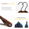 TOPIA HANGER Set of 6 Beautiful Coat Suit Jacket Wood