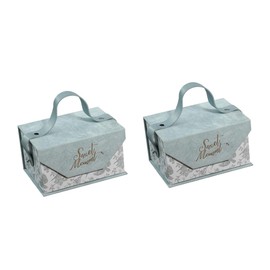 FOMIYES 2 Pcs Elegant Wedding Holder Wedding Container for Women Present Boxes Jewelry Package Box for Bridesmaid