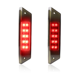LUKFMOSTOR 2Pcs ATV Smoked LED Taillight for Ranger 900 Brake Stop Tail Light Rear Lamp for 2411099 Polaris Ranger 800 700 2012-2016