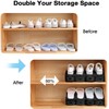 Neprock Closet Shoe Organizer,Shoe Storage Organizer Shoe Rack for Closet