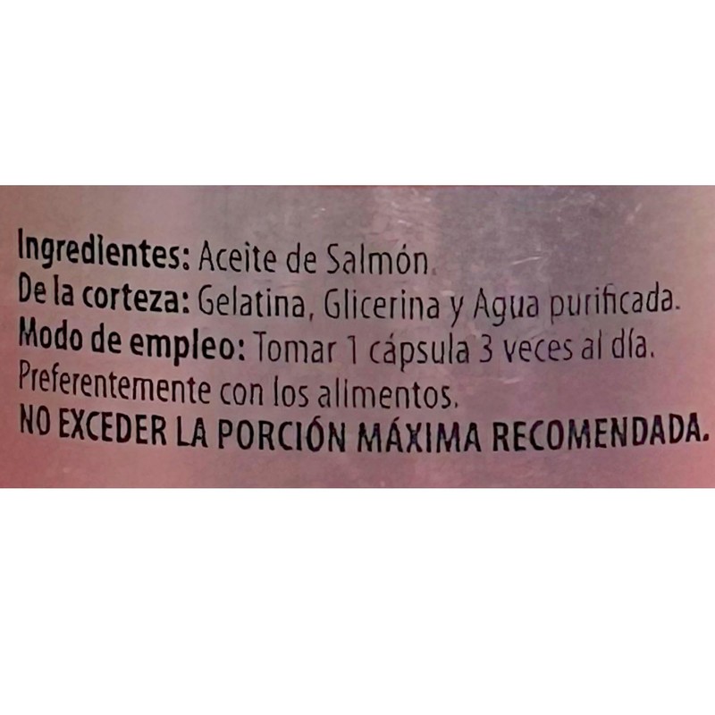 Aceite de Salmón Noruego Omega 3, 320 capsulas All Nature.