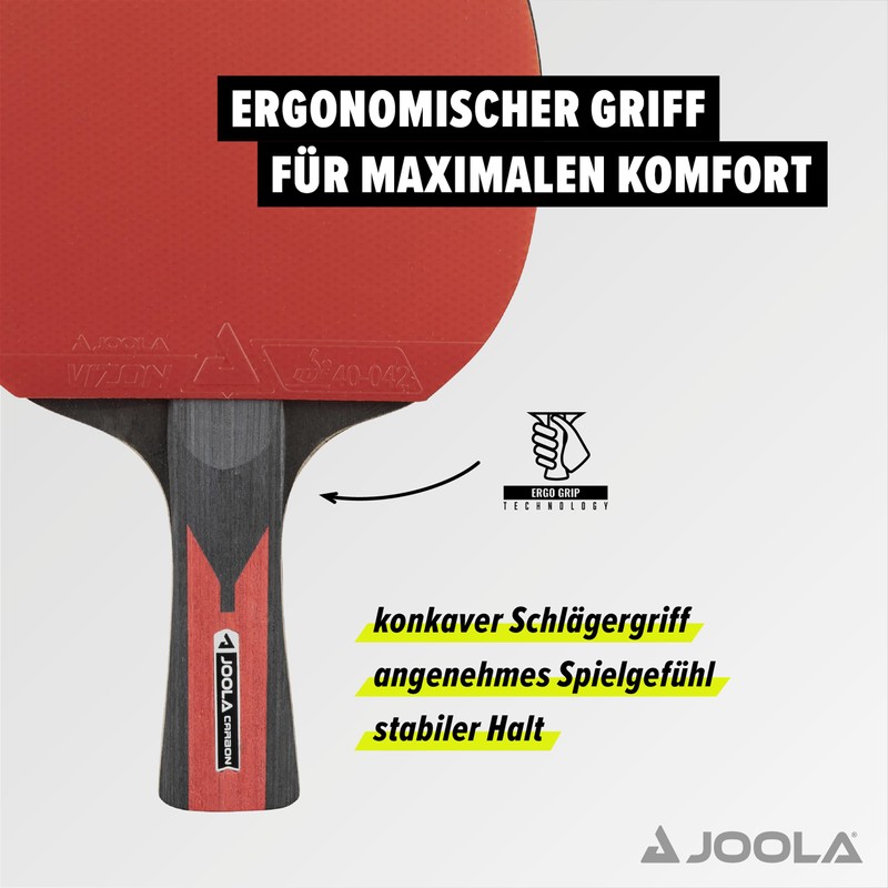 JOOLA Carbon Table Tennis Bat ITTF Approved Professional Table Tennis