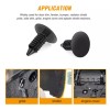 SNS 100X 8mm Bumper Clips Retainer Car Plastic Rivets Fastener