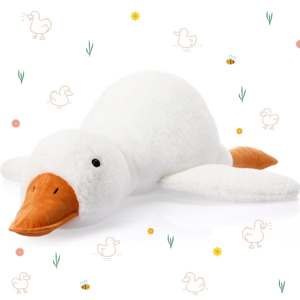 Blueweenly Goose Stuffed Animals 25 Inches, 2.2 Lbs Cuddly Weighted
