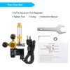 DaToo Aquarium CO2 Regulator Dual Gauge Display with Bubble Counter
