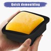 Kinggrand Kitchen 2 Cup Silicone Freezer Trays with Lid 4