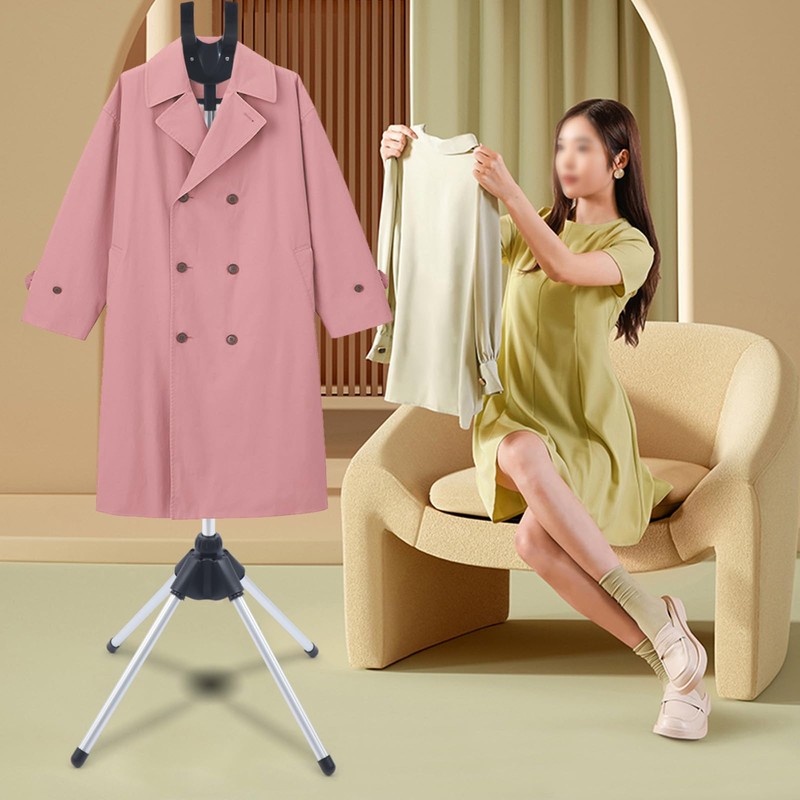 DYRABREST Steamer Hanger Stand Garment Hanger for Steaming Clothes Rotatable