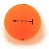 Volvik Vivid Golf Balls x Sleeve of 3 (Sherbert Orange)