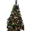 Simply Products Pack of 6-10cm Glitter Hanging Decoration, Snowflakes Christmas