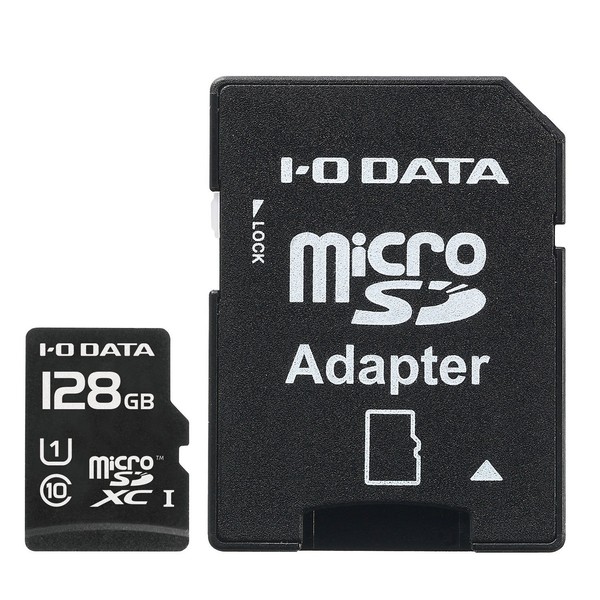I-O DATA Class 10 Compatible micro SDHC Memory Card (Comes with SD Memory Card Conversion Adapter)