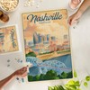 Lantern Press Nashville, Tennessee, Lithograph City Series, 1000 Piece Jigsaw