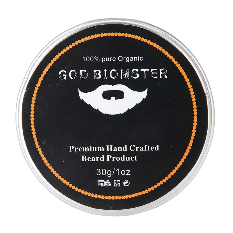 7PCS/Set Portable Men Beard Styling Shaping Cream Oil Brush Comb