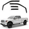 GrandWheel Co Smoke Tinted in-Channel Side Window Vent Visor Deflectors