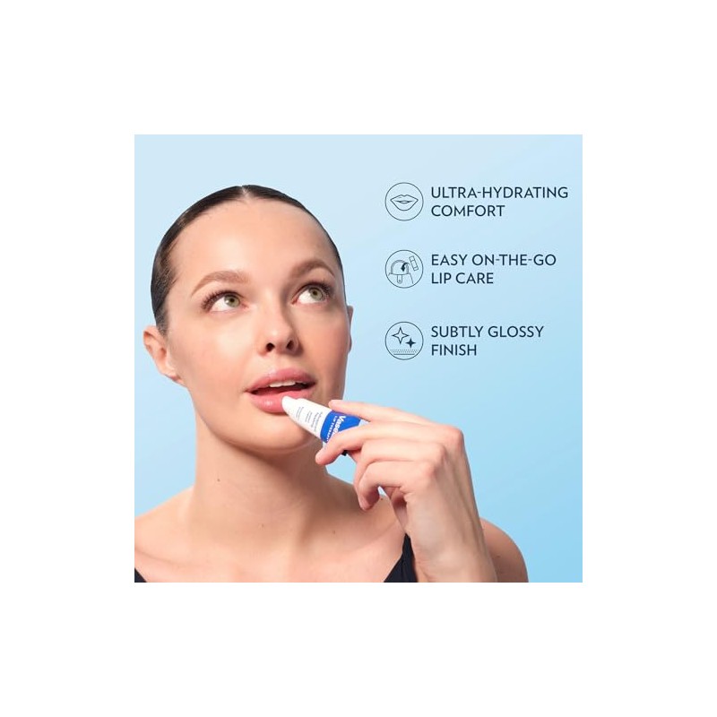 Vaseline Lip Therapy Advanced Petroleum Jelly, Skin Protectant, Travel Size