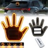 GSOWO Hand Gesture Light for Car, LED Sign with 4