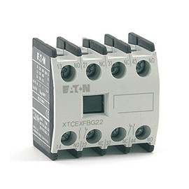 Eaton XTCEXFAC11 Auxiliary Contacts For Contactors, 1NO + 1NC Contacts, For Use With Contactor Range 0-32A