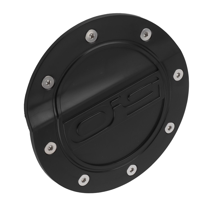Fuel Door Cover Gas Tank Cap Lid Black Fit for