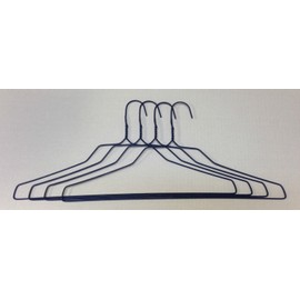 Fabricare Choice - Box of 100 Blue 18" Plastic Coated Steel Wire Shirt Hangers