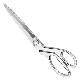 KUONIIY Heavy Duty Sewing Scissors 10 inch - Professional Stainless Steel Tailor Scissor Shears for Fabric Leather Dressmaking Tailoring Artists Students Dressmakers