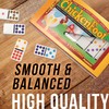 University Games, ChickenFoot Double 9 Color Dot Professional Size Dominoes