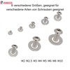 Ronoza Flat Washers 304 Stainless Steel, 360 Pieces Washers 8