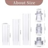 NITIME 9 Set Hurricane Glass Candle Holders for Taper Candles,