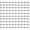 FactorDuty 100 Pack 2 inch Length Steel Black PEG Board
