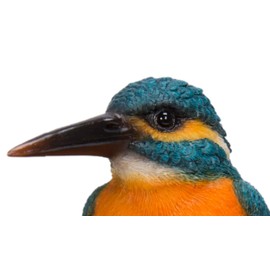 Vivid Arts | Kingfisher on Garden Tap | Resin Home or Garden Decoration | BG-KF06-F