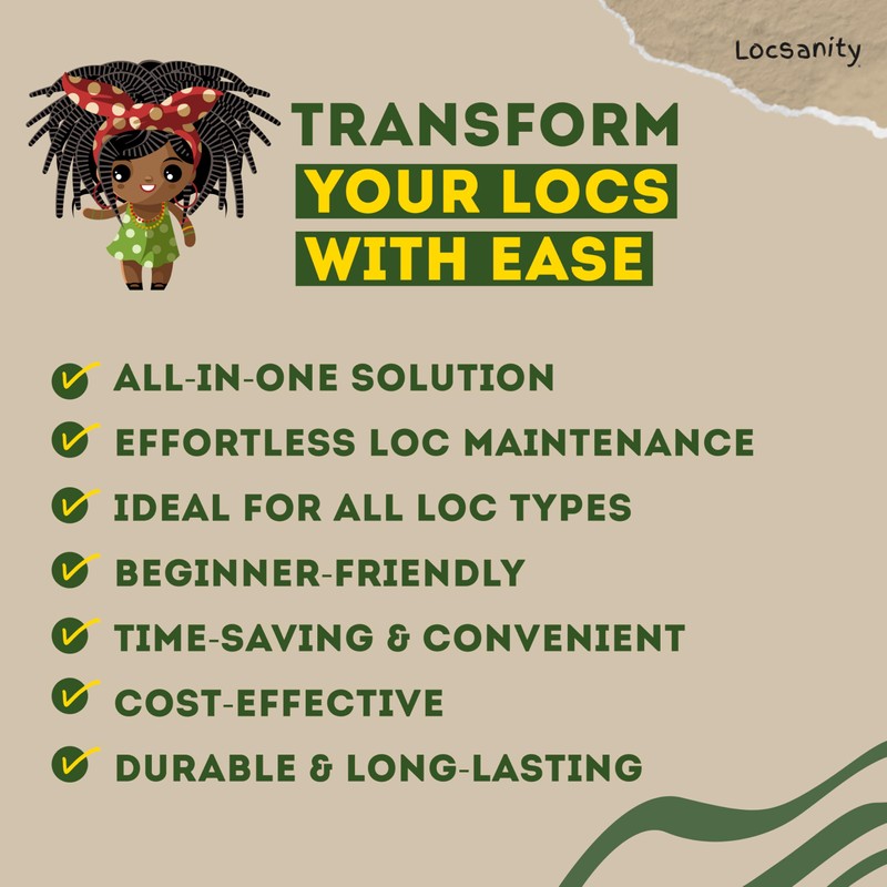 Locsanity Dreadlock Retightening and Interlocking Tool Kit for Sisterlocks, Microlocks,