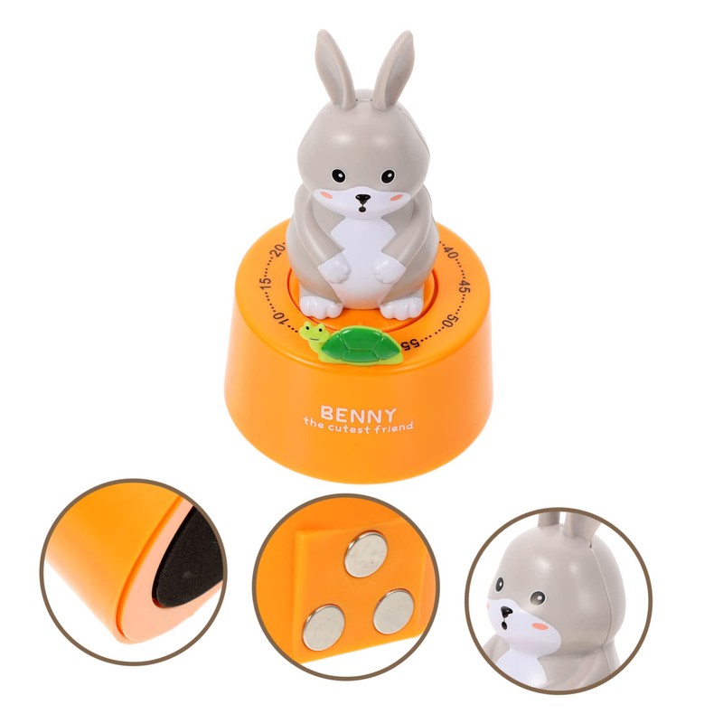 OHPHCALL Lovely Mechanical Kitchen Timer Cartoon Design Countdown Timer for