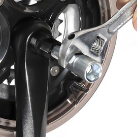 Retoo Bicycle Chain Whip Sprocket Remover Cassette Lock Ring Tool Screw Ring Puller Kit Cassette Removal Tool Universal for Compartment Cassette and Screw Ring