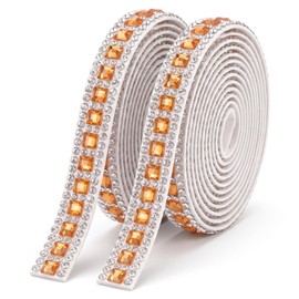 Rhinestone Strips Rhinestone Ribbon Self Adhesive Trim 2 Yards