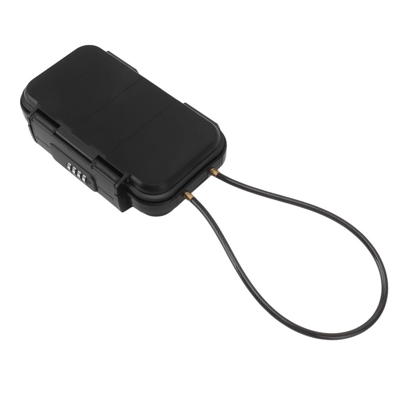 Portable Security Case Waterproof Rustproof Combination Security Key Lock Box