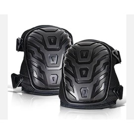 Professional Knee Pads for Work - Heavy Duty Foam Padding Gel Construction Knee Pads with Strong Double Straps – Comfortable Knee Protection for Indoor and Outdoor Use (Knee High)